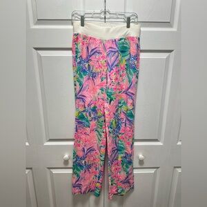 Lilly Pulitzer Tropical Pink and Green Kids Bottoms